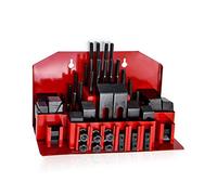Set di serraggio for fresatrice da 58 pezzi Kit di morsetti for fresatrice Set di viti for fissaggio universale Parti di lavorazione della piastra di pressione Strumento fai da te
