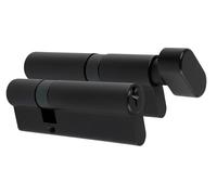 Set di serratura a cilindro, 40/50 mm, cilindro di chiusura e pomello con 5 chiavi, cilindro profilato per porta di casa e appartamento, set di serratura per sicurezza e comfort nella vita di tutti i