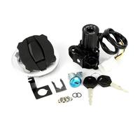 Set di Serratura e Interruttore di accensione per Tappo Serbatoio Moto con Chiavi per Kawasaki Ninja 650 Z650 EX650 2017-2023