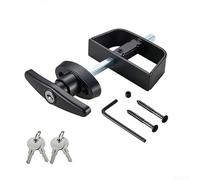 Set di serrature con maniglia a T per capannone, porte esterne, porte di fienile e ingressi di dependance, utilizzando componenti in lega di zinco