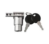 Set di serrature in lega di zinco per porte scorrevoli in vetro, include chiavi, perfetto per vetrine con vetro da 5 8 mm (1 pz)