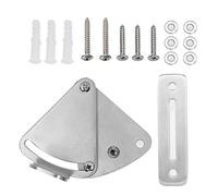 Set di serrature per porte scorrevoli in acciaio inox Set di accessori hardware per bagno Camera da letto Meccanismo di bloccaggio sicuro antifurto durevole per armadietti per