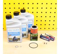 Set Di Servizi Filtro Olio Candele Guarnizioni MSK 10W40 Per: BMW F 650 ST 94-00