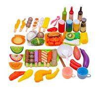Set di set di barbecue per bambini | da cucina educativi interattivi e realistici | Set da cucina giocattolo barbecue per | per bambini e bambine