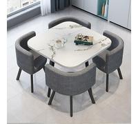 Set Di Set Di Uffici Quadrati E Set Di Sedie, Tavolo Da Reception Per Uffici Per 4 Persone, Set Di Sedie, Combinazione Versatile Per La Ricezione E Sedia, Scrivania Della Conferenza Degli Uffici I