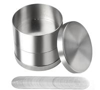 Set di setacci di precisione per diamanti, strumento in acciaio inox per la classificazione e la selezione di gemme con telaio, attrezzatura per gioielleria e analisi delle gemme(65mm)