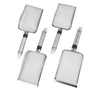 Set di setacci ergonomici in acciaio inox per la separazione ottimale del terreno nei giardini (2,0+2,8+3,8+5,0mm)