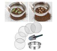 Set di setacci per terreno, ceppi di setacci per terreno di ricambio con maglie