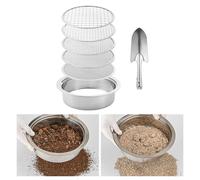 Set di setacci per terreno, setaccio per terreno, setaccio a maglie, prato e