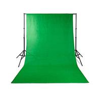 Set di sfondi per Studio fotografico - 1,90 x 2,95 m - Borsa da viaggio inclusa - Treppiedi inclusi - Nero - 1 pz.
