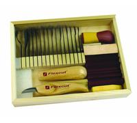 Set di sgorbie / coltelli per intaglio legno Flexcut SK108 INTAGLIO LEGNO