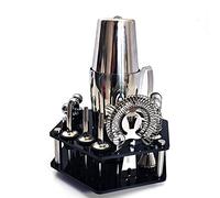 Set di Shaker Martini Premium da 14 Pezzi con Supporto, Include Uno Shaker per Rendere la miscelazione Meravigliosa