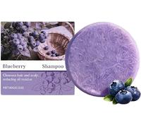 Set di shampoo e balsamo al mirtillo, sapone naturale per capelli diradati e crespi, controllo dell'effetto crespo e salute del cuoio capelluto (1 Pcs)
