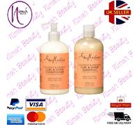 Set Di Shampoo E Balsamo Curl E Shine Shea Moisture Al Cocco E Ibisco 13 Oz