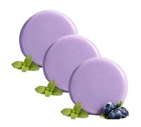 Set di Shampoo e Balsamo in Barra al Mirtillo con Estratto di Mirtillo, Burro di Karité, Olio d'Arancia, Aiuta a Ridurre la Rottura, a Controllare l'Effetto Crespo e a Proteggere i Capelli Secchi e Di