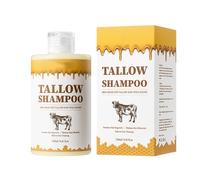 Set di shampoo e balsamo per miele di sego di manzo, pulire profondamente e idratare l'olio di controllo, rafforzare l'effetto crespo dei capelli, aggiungere lucentezza e morbidezza (B1)