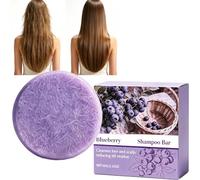Set di shampoo e balsamo solidi con estratto di mirtillo, sapone per la crescita dei capelli secchi e danneggiati, shampoo e balsamo volumizzanti, formato da viaggio per la cura dei capelli. (1pcs)