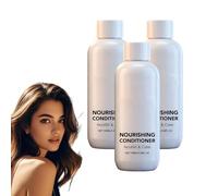 Set di shampoo volumizzante e balsamo nutriente per capelli fini - Duo per la cura dei capelli che aumenta il volume e lo spessore - per lisci o mossi - Aggiunge pienezza ed elasticità (3 bottiglie)