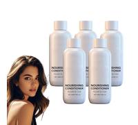 Set di shampoo volumizzante e balsamo nutriente per capelli fini - Duo per la cura dei capelli che aumenta il volume e lo spessore - per lisci o mossi - Aggiunge pienezza ed elasticità (5 bottiglie)