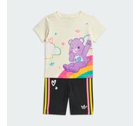SET DI SHORT E T-SHIRT ADIDAS CARE BEARS Off White / Black 3-4A
