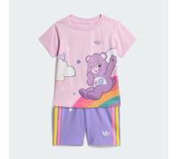 SET DI SHORT E T-SHIRT ADIDAS CARE BEARS Orchid Fusion / Light Purple 3-4A