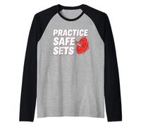 Set di Sicurezza per Pratica Divertente - Sollevamento Pesi Maglia con Maniche Raglan