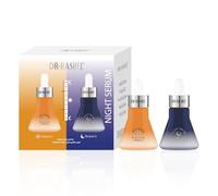 Set di siero per viso con vitamina C e retinolo, 2 x 30 ml, siero per il viso anti-invecchiamento, siero contro le rughe, cura della pelle per una pelle radiosa e curata, siero per la cura diurna e