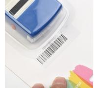 Set di sigilli assortiti per timbri creativi fai da te con lettere e simboli (blu)