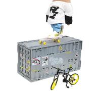 Set di skateboard con dita - Giocattolo con accessori | Kit da skateboard con dita Kit di Skate con dita portatili, Accessori per l'allenamento per lo skateboard, Rampa da skateboard