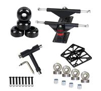 Set di Skateboard per Camion, in Lega Resistente, con Cuscinetti, Kit Hardware Completo, per Skateboarding, per Rampe stradali, di Ricambio per Skater