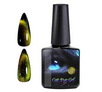 Set di smalti per chiodi gel di gattini, gel di magnetico 9D, gel di pedicure con colori vibranti, con effetto magnetico, duratura, 8 ml, per i disegni di unghie e le feste usano