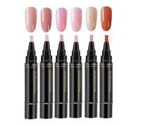 Set di smalti per unghie - Collezione completa London Box a lunga durata Shimmer atossico a base d'acqua, senza pennarello, 6 pezzi, asciugatura rapida, prodotti di bellezza di lunga durata