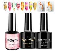 Set Di Smalto Per Unghie, Set Di Smalto Per Unghie 3x Donne Donne Basi Di Smalto Gel Blossom, Accessorio Per Manicure Diffusione Salone Di Incontri, Collezione