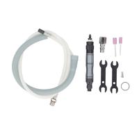 Set di smerigliatrici a micro die, kit mini smerigliatrice mini aeronautica 1/4in 70000 rpm Pneumatic Pencil con colletto 2,38 mm/3 mm per taglio, lucitura, saltura - per