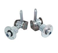 Set di Snodi dello Sterzo del Mozzo della Ruota da 17 Mm, Perno del Fuso a Snodo della Flangia del Cuscinetto della Ruota a 3 Prigionieri Per Pneumatici da 5 Pollici Go Kart ATV Quad Bike