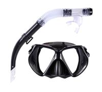 Set di snorkeling - attrezzatura per lo snorkeling, maschera in vetro anti-fog | Attrezzatura per immersioni per nuoto per adulti, maschera subacquea anti-luce con top asciutto, accessori per natatio