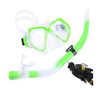 Set di snorkeling - attrezzatura per lo snorkeling, maschera in vetro anti-fog | Attrezzatura per immersioni per nuoto per adulti, maschera subacquea anti-luce con top asciutto, accessori per natatio