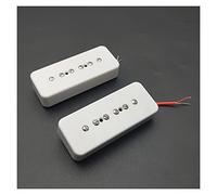 Set Di Soapbar P90 Pickup Guitar Guitar & Bridge Pickups Black Guitar Parts And Accessories pickup (Color : White)