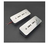 Set Di Soapbar P90 Pickup Guitar Guitar & Bridge Pickups Black Guitar Parts And Accessories pickup (Color : Silver)