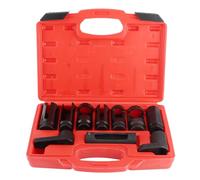 Set di socket del sensore di ossigeno Brilluxa, kit di chiavi d'iniezione, strumenti di rimozione della presa, strumento del sensore di ossigeno per auto, 10pc per