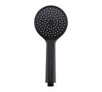 Set di soffioni doccia circolari regolabili neri con tubo flessibile, accessori for il bagno a risparmio idrico ad alta pressione e portatili(1pc shower head)