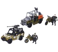 Set di soldati con veicolo 21 cm
