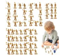 Set di soldati giocattoli - Figurine guerrieri in miniatura, antichi modelli 'esercito | 100 pezzi statue di soldato storico, ideale per il gioco da tavolo, collezione diorama e display di battagl