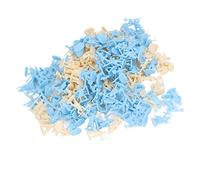 Set di soldatini giocattolo - 200 pezzi realistici soldatini di plastica della seconda guerra mondiale per giochi per bambini e progetti in classe. Figure portatili e resistenti