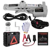 Set di sollevamento for cric for auto elettrica da 3 tonnellate DC 12V Kit for forbici pavimento for con chiave a percussione Pompa ad aria SUV Strumento riparazione for Per principianti(3 Ton)