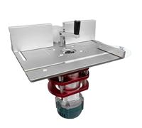 Set di sollevamento per router in alluminio portatile per la lavorazione del legno Strumento di elevazione del router manuale Attrezzatura per carpenteria Resistente alla ruggine Sollevatore per