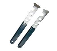 Set di sollevatori per finitrici da 2 pezzi, strumento manuale per la rimozione di mattoni e pietre, struttura in acciaio, manico ergonomico per riempire spazi vuoti patio, lavoro, marciapiedi, ponti