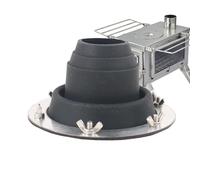 Set di sollevatori per fornelli da tenda, in silicone ad alta temperatura | Indicatore di direzione per tubo flessibile per sollevatore del tetto, mascherina per tenda rotonda, yurta