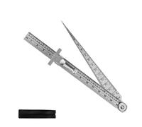 Set di sonde in acciaio inox con doppia scala 1-15 Mm per la misurazione dei diametri del foro nelle zone strette coni lacune saldatura sonda