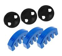 Set di sordina per violino in gomma da 6 pezzi Set silenziatore per violino nero e blu con 3 pezzi stile artiglio e 3 pezzi